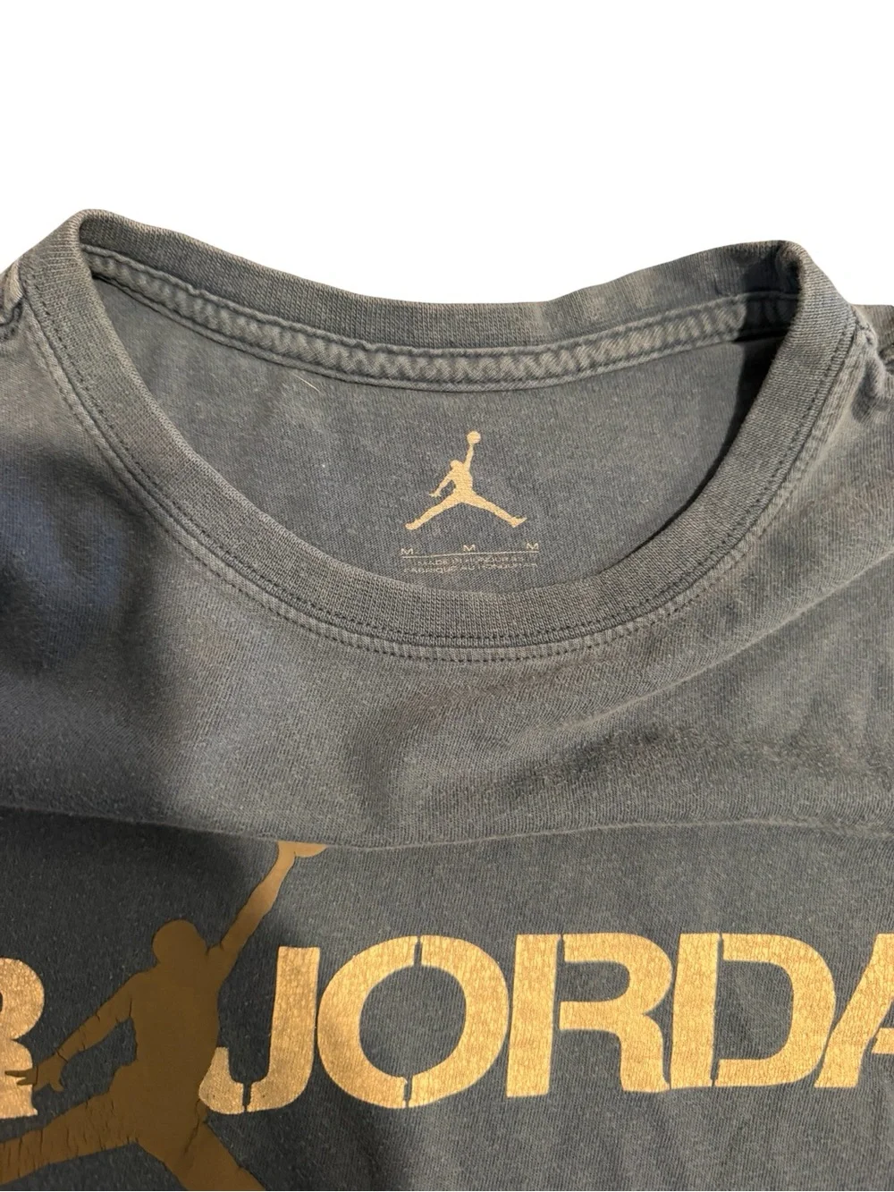 Jordan Blue Crewneck Logo Tee